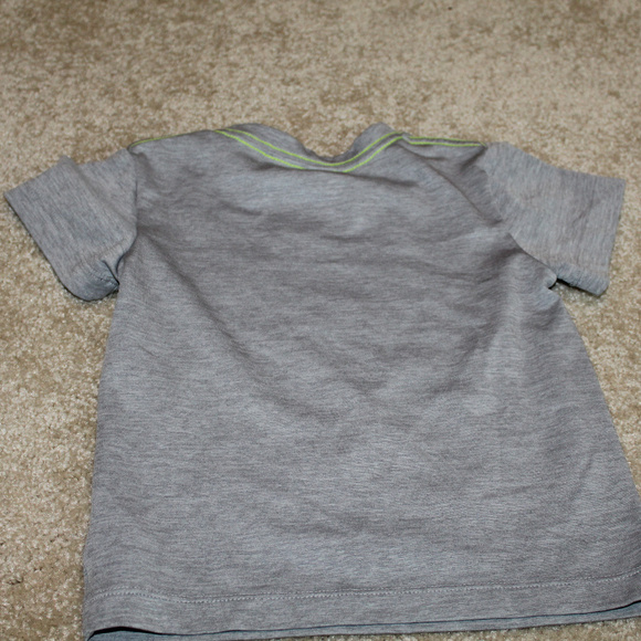 Adidas toddler grey/green tee and shorts (18 mo) - Picture 7 of 7